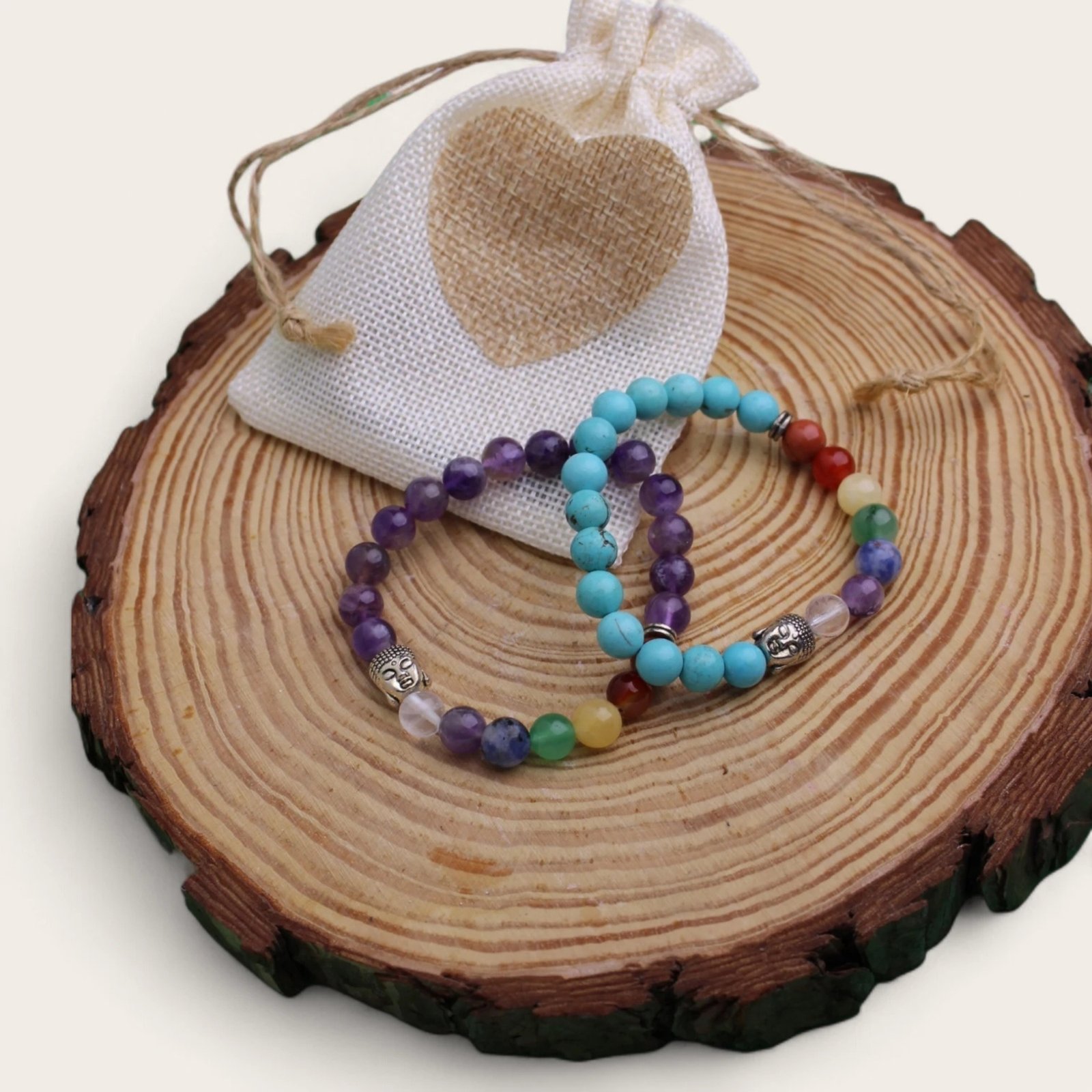 10 pulseras de 7 chakras