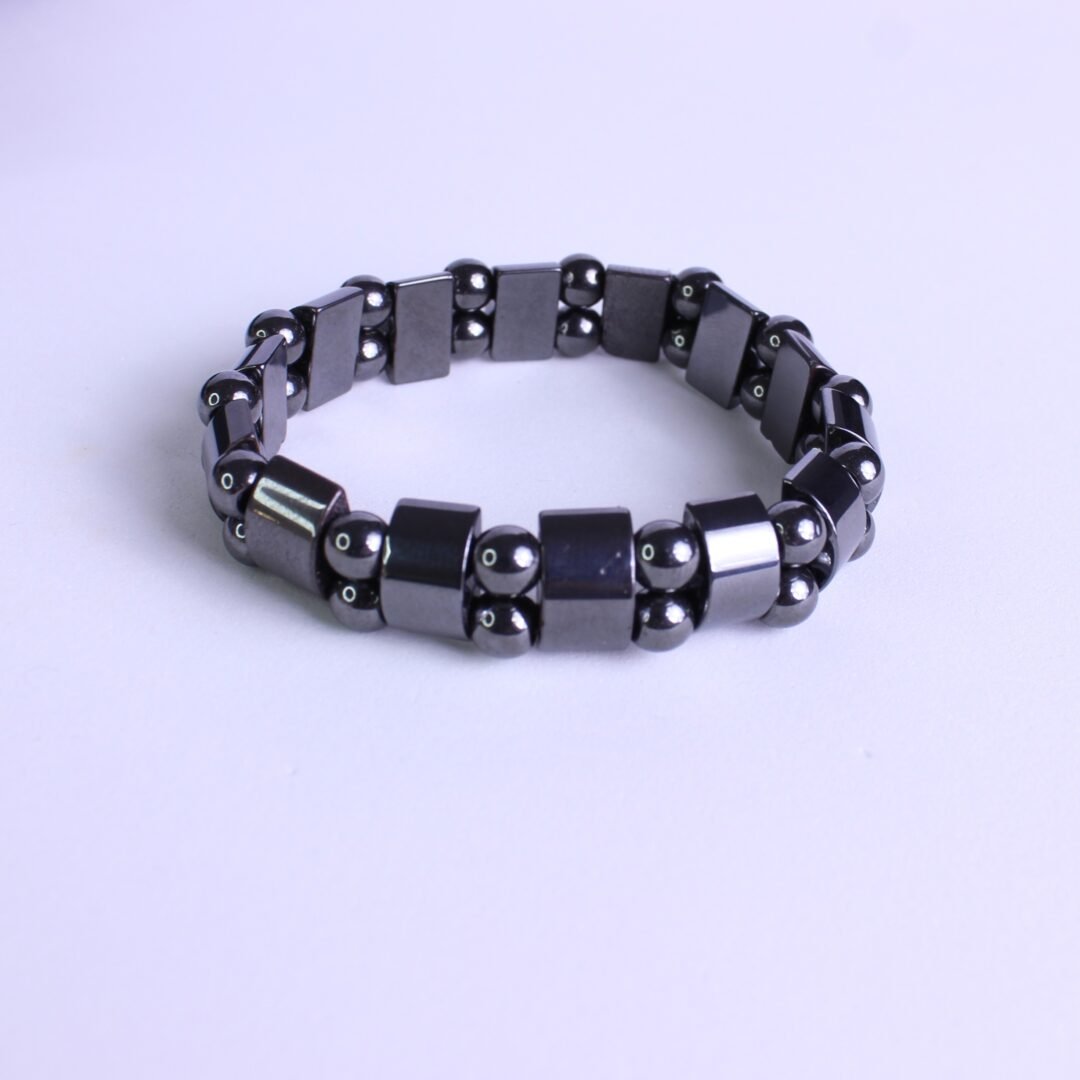 Pulsera de Hematita Natural Rectángulos