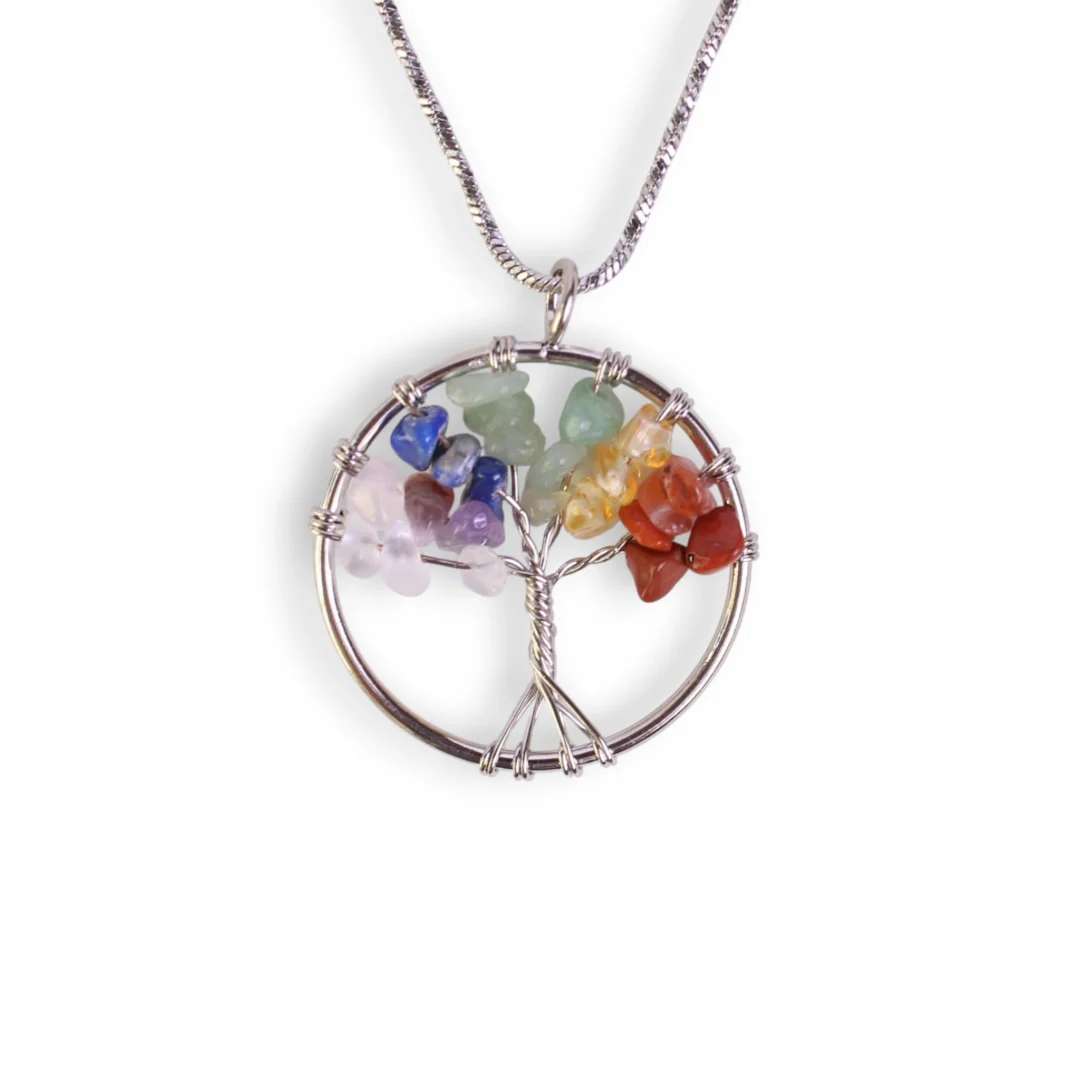 collar arbol de la vida chakras