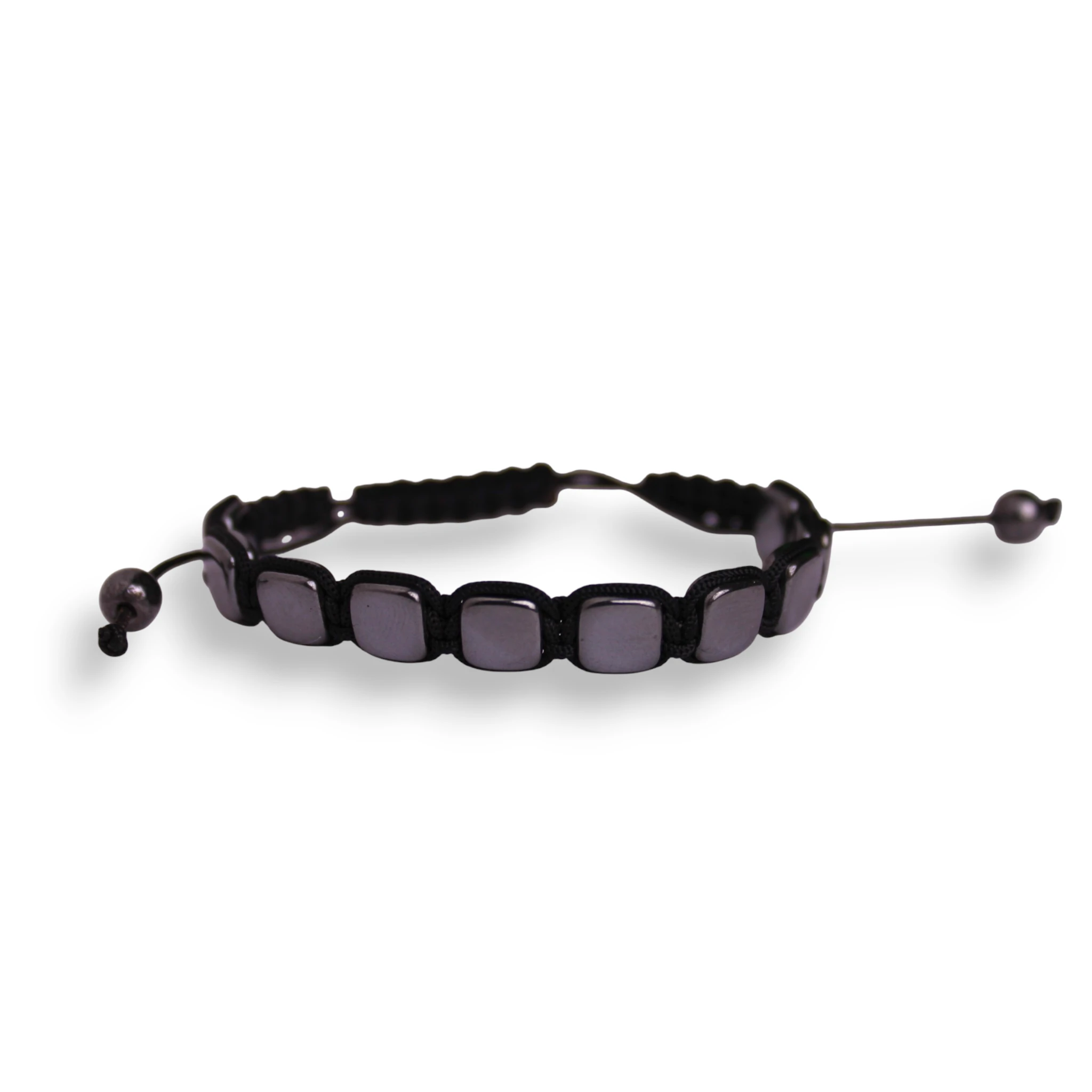 Pulsera de hematita color negro