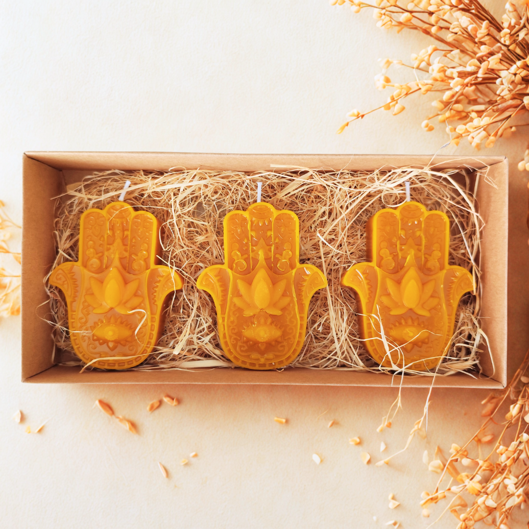 ¿Para qué sirven las velas de miel de abeja? Rituales y usos en aromaterapia 2 velas de cera de abeja natural