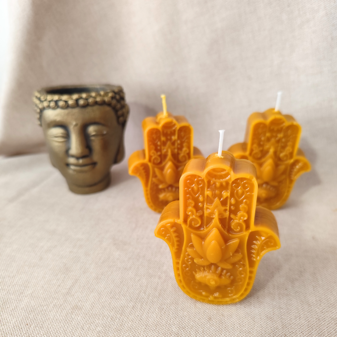 ¿Para qué sirven las velas de miel de abeja? Rituales y usos en aromaterapia 4 velas de miel para meditar naturales
