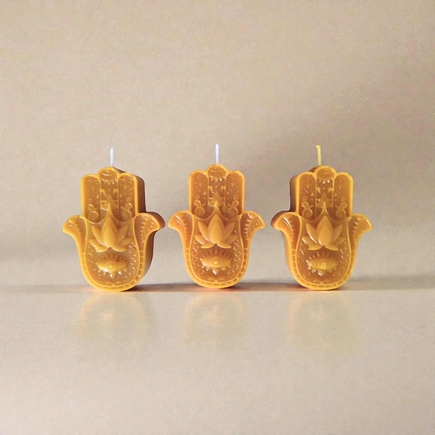 Velas de miel artesanales