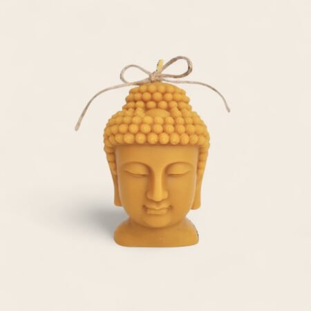 Vela Artesanal Buda - Cera de Abeja Virgen 100% Virgen (450 g)