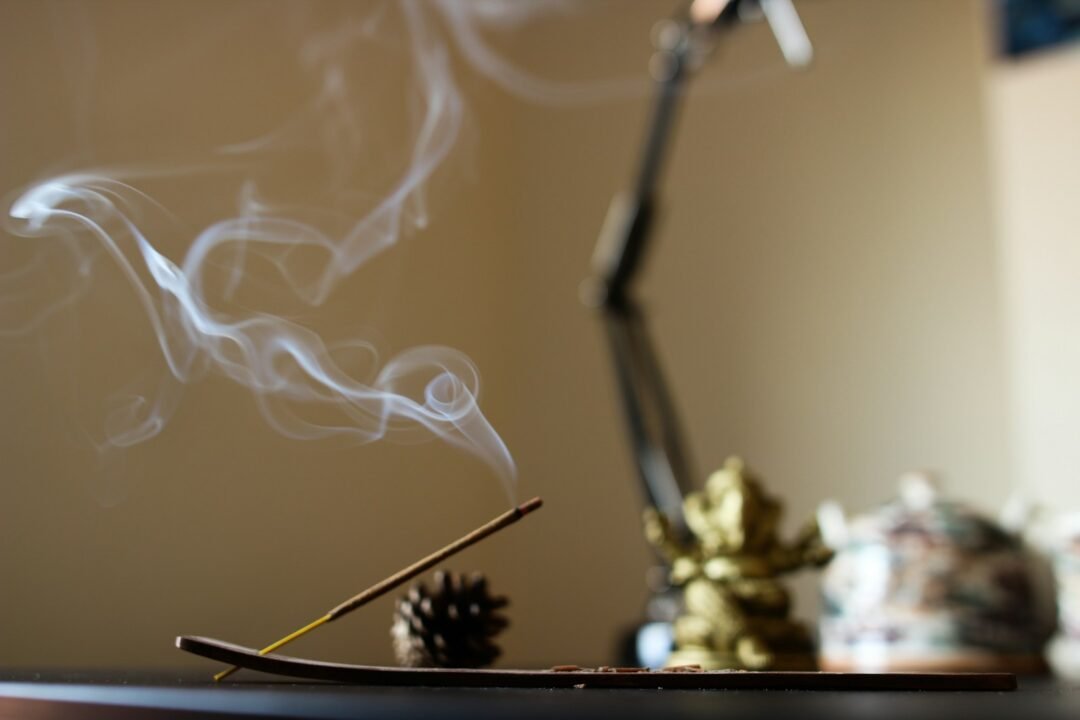 Todo sobre el incienso y los sahumerios: guía completa de aromaterapia con inciensos 2 lighted incense