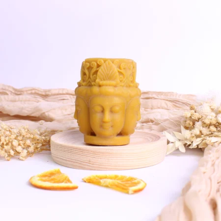 vela buda de cera de abeja
