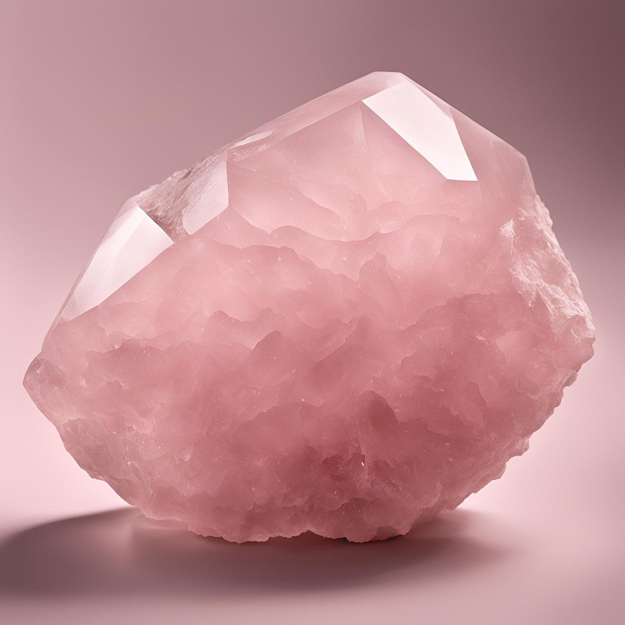 ai generated, rose quartz, gemstone, gem, mineral, crystal, geology, crystal healing, stone