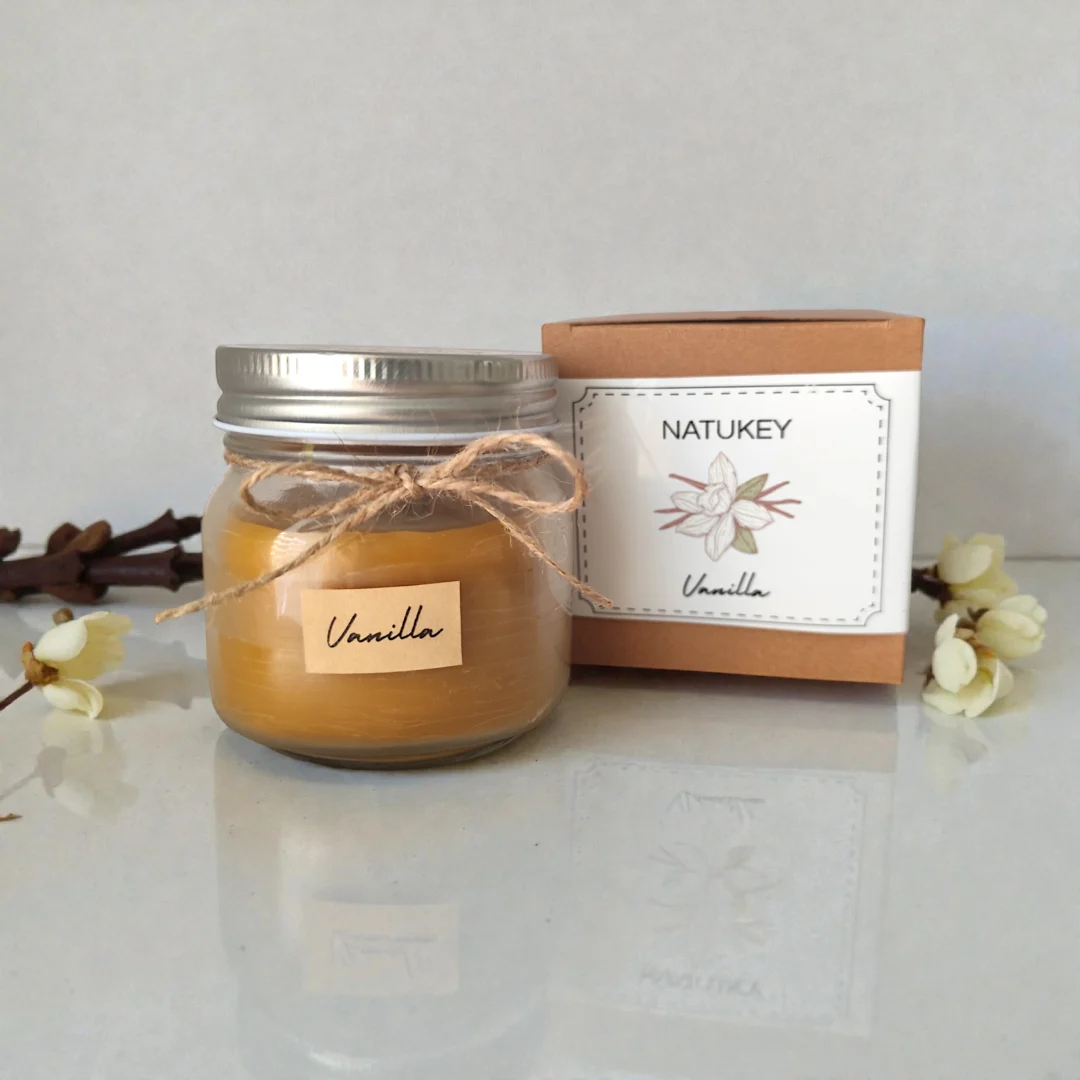 Vela de cera de abeja aromática