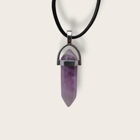 colgante punta de amatista