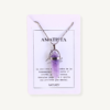 collar de punta de amatista