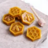 Cera de abeja en forma hexagonal para quemador