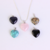 collares de piedras naturales y plata