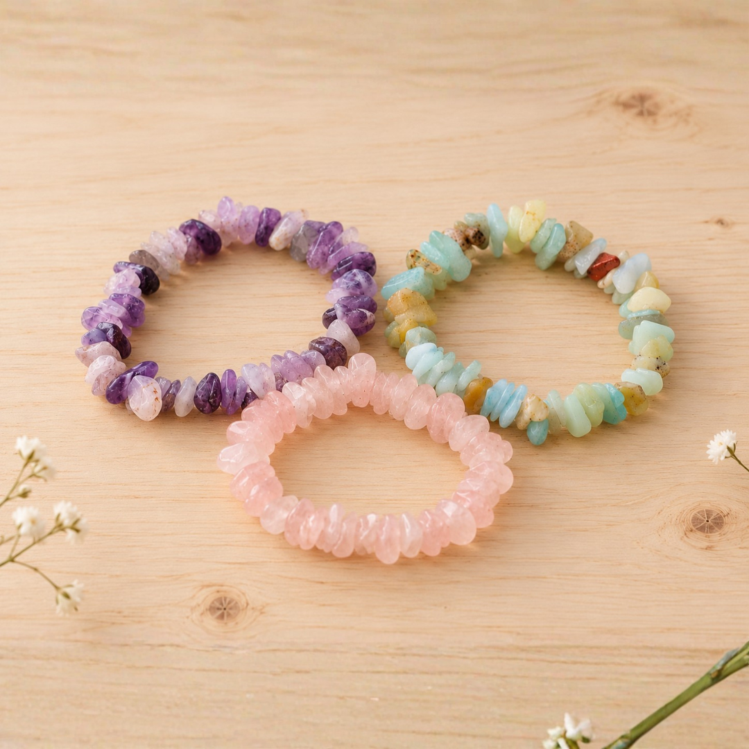 pulseras de piedras naturales