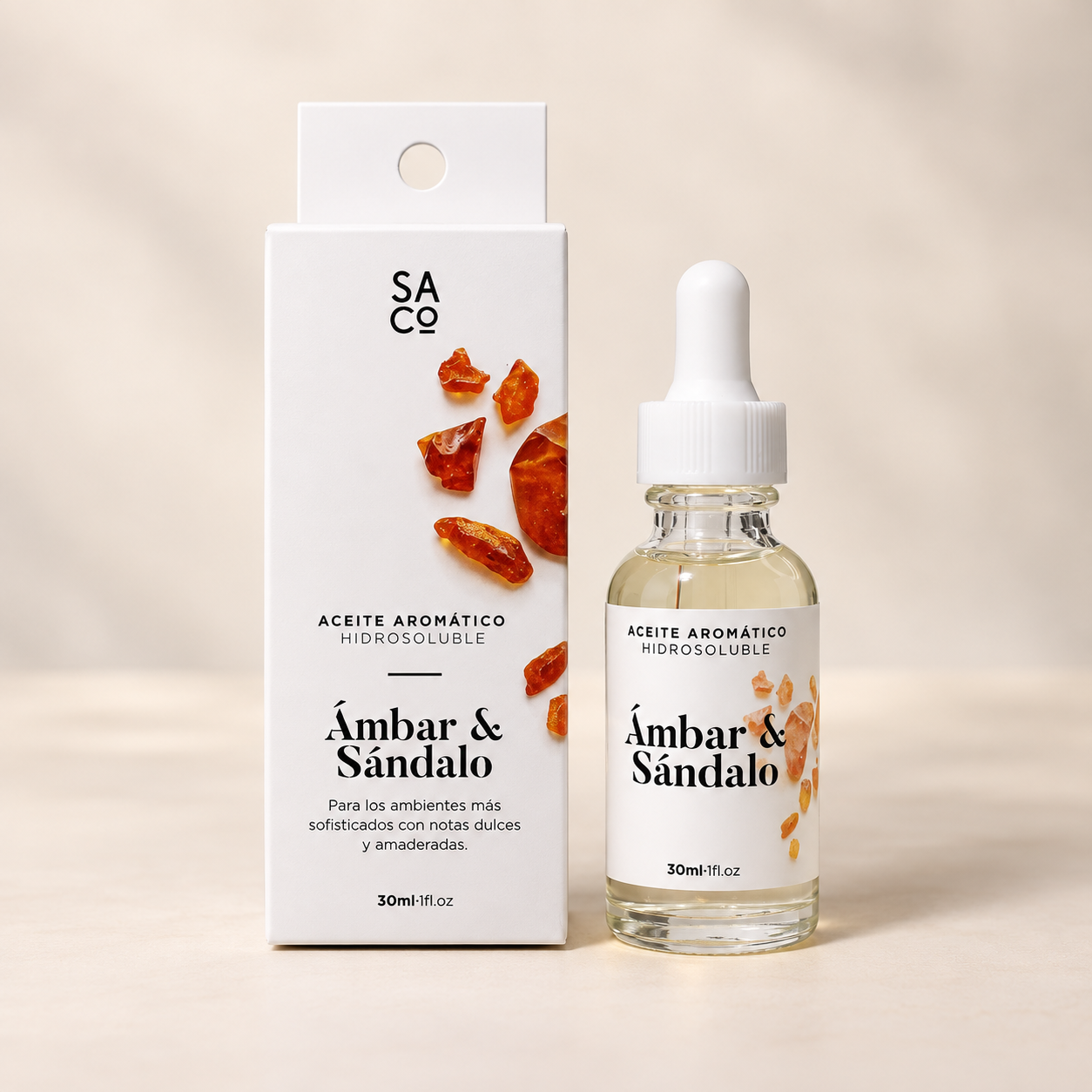 Aceite de Ámbar y Sándalo
