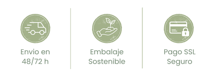Ventajas de comprar en Natukey: envío en 24-48 horas, productos artesanales, ingredientes naturales y pago seguro