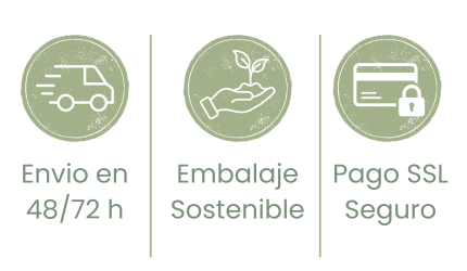 Ventajas de comprar en Natukey: envío en 24-48 horas, productos artesanales, ingredientes naturales y pago seguro