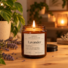 vela de lavanda